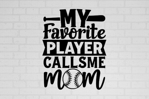 Baseball Mom SVG: Graphics for Crafts & Sales