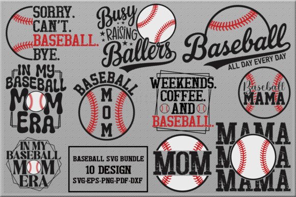 Baseball SVG Bundle: Graphics for Crafts & Branding