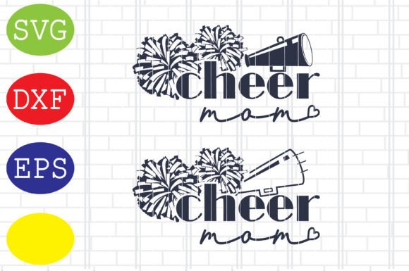 Cheer Mom SVG Files: Graphics for Crafts