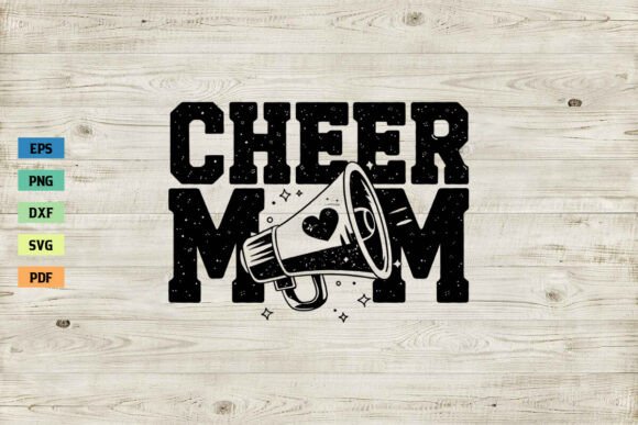Cheer Mom SVG: Graphics for Crafts & Branding