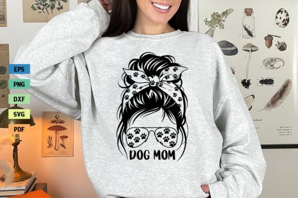Dog Mom SVG for Crafts and Graphics