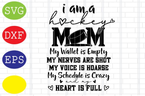 I Am a Hockey Mom Svg: Premium Graphics for Crafts