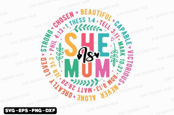 She is Mom SVG: Perfect Graphics for Crafts