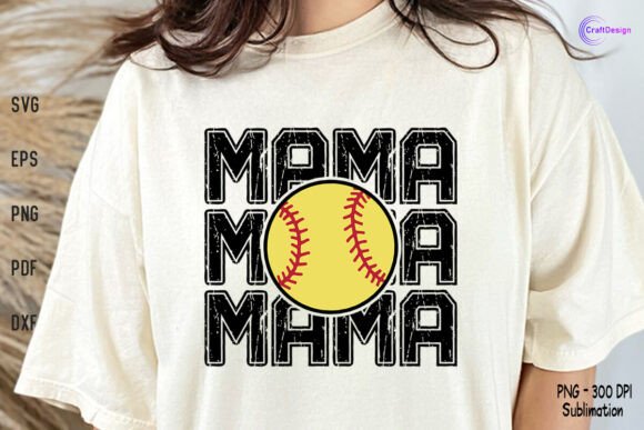 Softball Mama SVG: Premium Graphics for Crafts