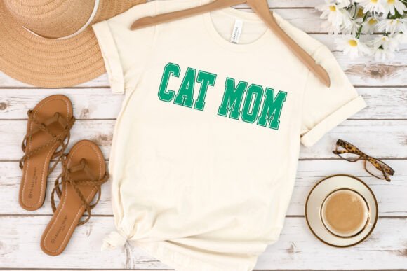 St. Patrick's Cat Mom Graphics for Crafts & Blogs